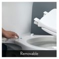 thumbnail image 4 of CHURCH 585EC 000 Toilet Seat with Easy Clean & Change Hinge, ELONGATED, Durable Enameled Wood, White, 4 of 7