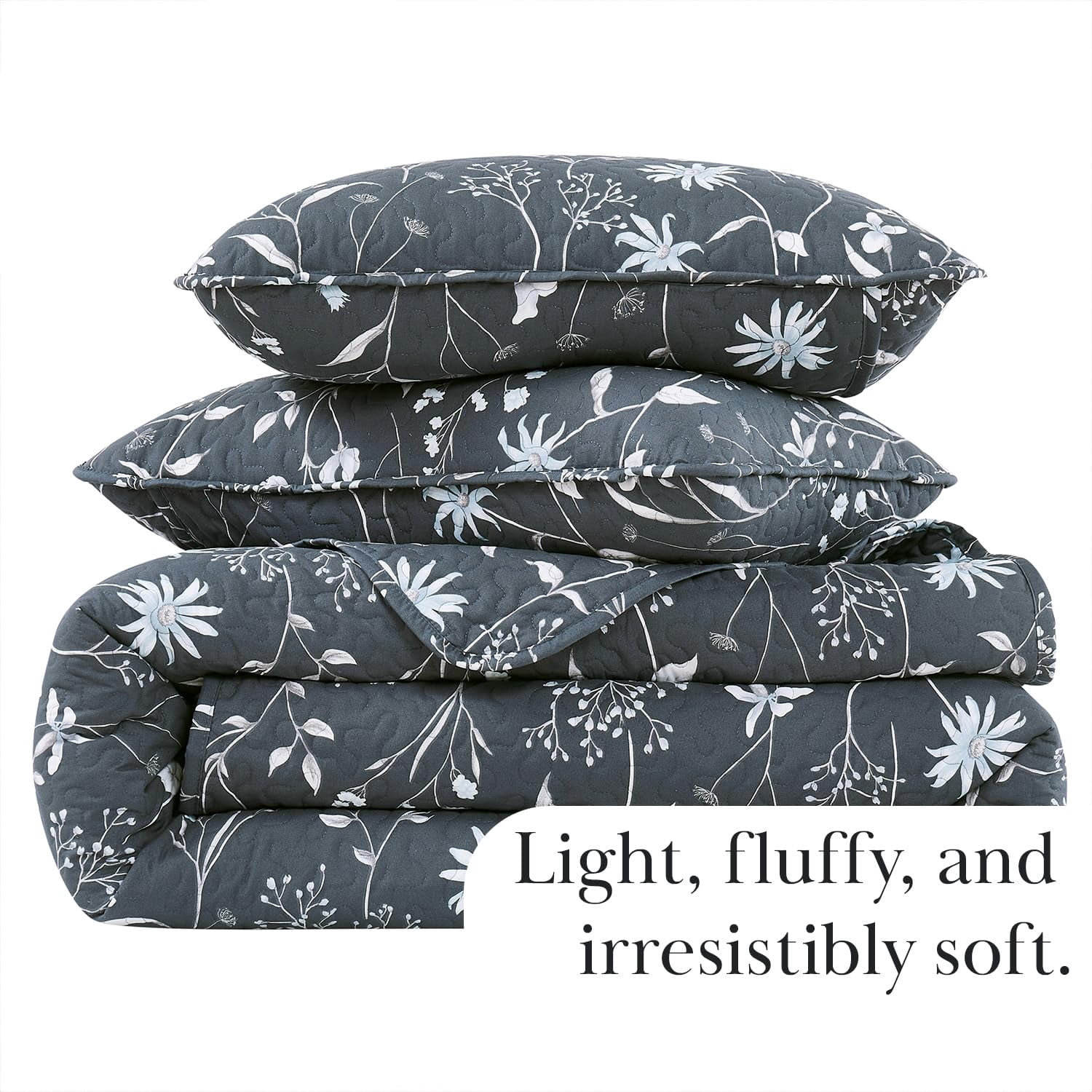 Secreat Meadow Printed Quilt Set by SouthShore Fine Linens