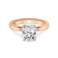 thumbnail image 4 of IGI Certified 5 Carat Radiant Shape Lab Grown Diamond Engagement Ring | 14K Rose Gold |Quinn Solitaire Diamond Ring | FG-VS Quality Friendly Diamonds, 4 of 6