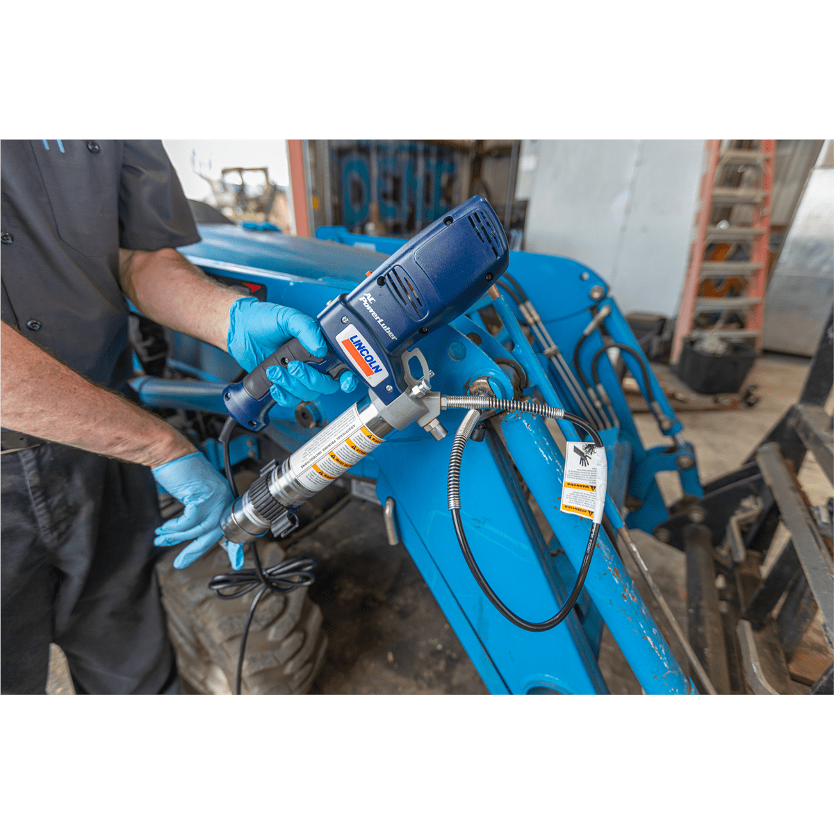 Lincoln AC2440 120-Volt Corded Electric Grease Gun with Variable-Speed Trigger