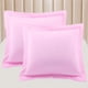 thumbnail image 1 of Juego de fundas de almohada de satén PiccoCasa, 2 fundas de satén sedoso, estándar/reina, rosa, 1 of 7