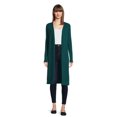 Time and Tru Women's Ribbed Duster Cardigan