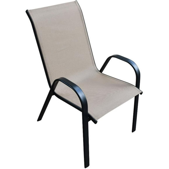 Textilene Sling Dining Chair - Taupe
