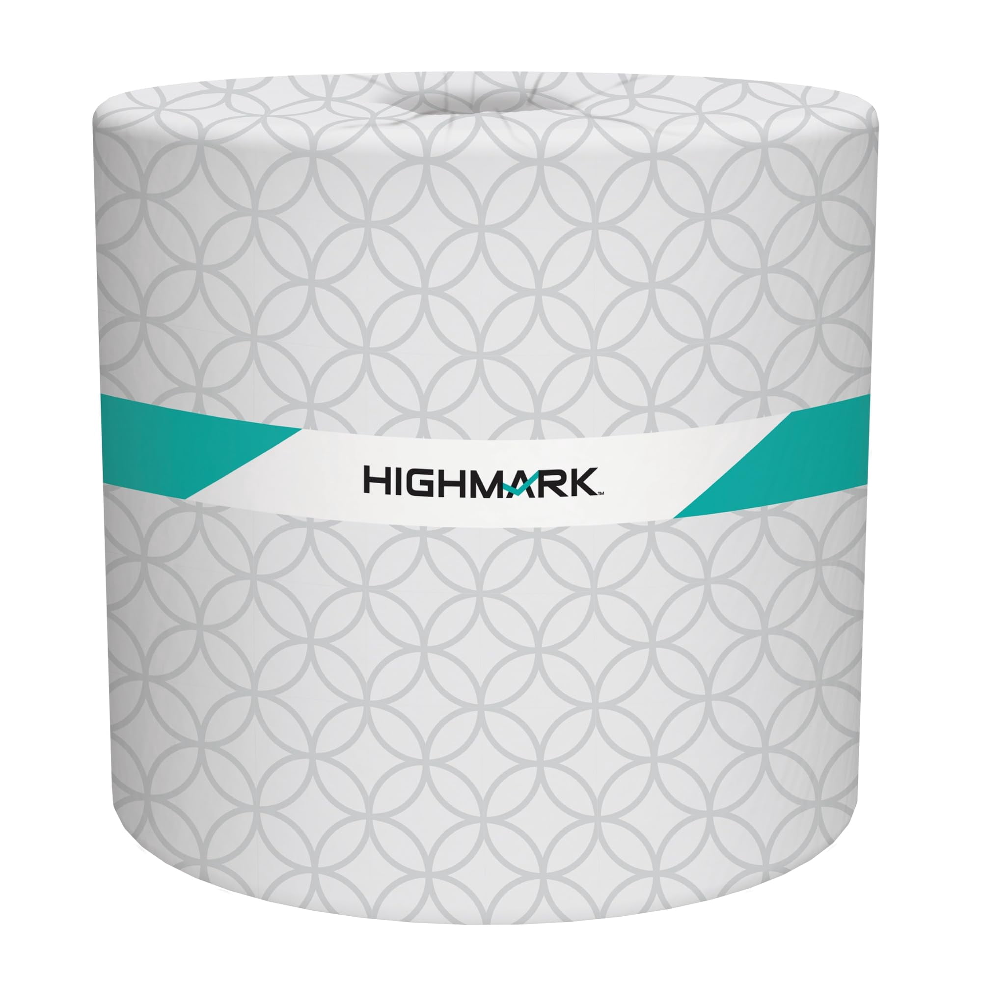 Highmark® 2-Ply Bathroom Tissue, 100% Recycled, White, 336 Sheets Per Roll, Case Of 48 Rolls