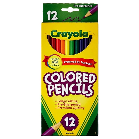 Crayola Colored Pencils, 12 Color (Set of 3)