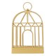 thumbnail image 1 of Porta incienso de alambre de hierro para decoración estética del hogar Repelente de mosquitos con forma de jaula de pájaros dorada, 1 of 5