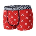 thumbnail image 1 of Men's Boxers Solid Color Open Polyester Four Seasons Casual Sexy Underwear, 1 of 6
