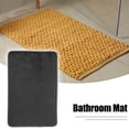 thumbnail image 2 of Alfombra de baño Unique Bargains Poliéster Lavable a máquina Negro 90x60cm, 2 of 7