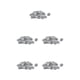 thumbnail image 1 of Ounissouiy 20pcs Tibetan Silver Alloy 1-Hole Sewing  Fastening Buttons Type2, 1 of 1