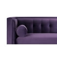 thumbnail image 6 of Jack 84" Tufted Tuxedo Sofa Double Cushion Purple, 6 of 16