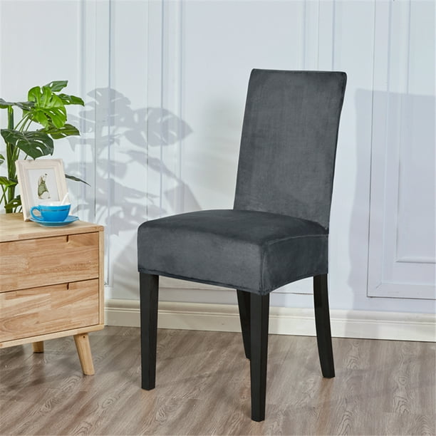 Velvet Dining Chair Covers Slip Seat Covers Banquet Chair Protector
