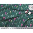 thumbnail image 3 of Soimoi Polyester Crepe Fabric Cartoon Machine & Gear Parts Hardware Printed Craft Fabric by The Yard 52 Inch Wide, 3 of 3