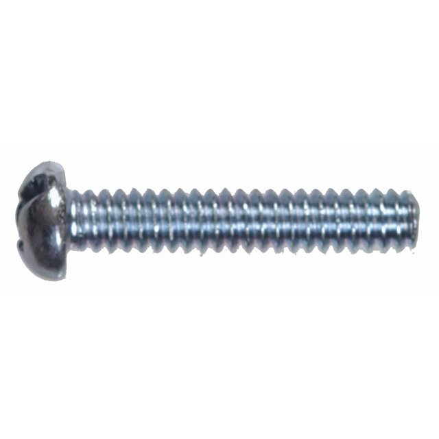 Tornillo de máquina Hillman de 10 a 24 x 4,4 cm, cabeza redonda, zinc, 100 unidades
