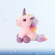 thumbnail image 5 of FELTECHELECTR Llavero de peluche de unicornio y poni, adorable llavero colgante (rosa, 12 cm), 5 of 7