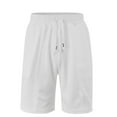 thumbnail image 2 of Mens Shorts Elastic Waist Drawstring Solid Color Casual Beach Shorts with Pockets Hiking Short, 2 of 6