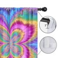 thumbnail image 4 of Blackout Kids Curtains,Colorful Tie Dye Pattern Childrens Insulated Curtains Set Of 2,Bedroom Essentials,Toddler Room Decor 42"x54", 4 of 5