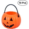 thumbnail image 2 of Halloween s Trick Or Treat Bucket Plastic Pumpkin Candy Bucket for Kids 10PCS, 2 of 8