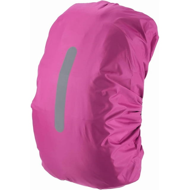 HUGFEGWE Housse de Sac à Dos Imperméable, Housse de Sac à Dos Antidérapante avec Sangle Réfléchissante Verticale pour Rester au Sec pour Randonnée, Camping, Chasse CA919-70148