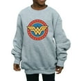 thumbnail image 3 of DC Comics Girls Wonder Woman Circle Logo Sweatshirt, 3 of 5