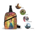 thumbnail image 6 of Encanto Sling Bag For Women Men Crossbody Sling Backpack Chest Bag Daypack Fanny Pack Cross Body Bag For Hiking Traveling Outdoors 12x8.3x2.5 Inch, 6 of 8
