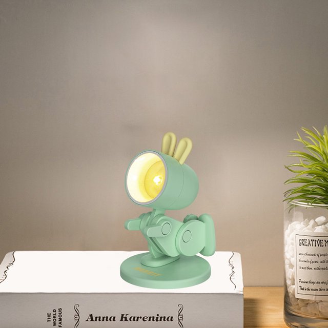 Ornamento de escritorio LED Luz de la computadora portátil Ajustable Iluminación de la computadora portátil Calefacción Resistencia al frío Cartoon Batería Operada para decoración de la habitación