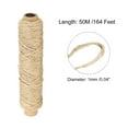 thumbnail image 2 of Uxcell Jute Twine 1mm, 164 Feet Long Brown Twine Rope for DIY Subjects, 2 of 5
