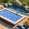 thumbnail image 2 of 10 Sheets Of Landscape Sticker Material Diy Sticker Water Wallpaper Water Grain Wall Sticker Removable Sticker Water Grain Sticker Ocean Wave Landscape, 2 of 8