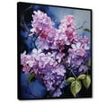 thumbnail image 2 of Designart "Dream Of Lilacs In Minimalism V" Lilacs Floater Framed Canvas Wall Art, 2 of 5