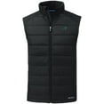 thumbnail image 2 of Men's Cutter & Buck Black Carolina Panthers Primary Mark Evoke PrimaLoft Hybrid Eco Softshell Recycled Full-Zip Vest, 2 of 3