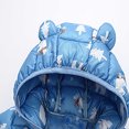 thumbnail image 3 of Hicidod Todder Puffer Jackets Cute Bear Ears Hooded Long Sleeve Down Coats Lightweight Printed Thicken Puffy Winter Warm Jacket, 3 of 7