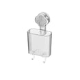 thumbnail image 3 of Suction Cup Bathroom Storage Rack | Wall Mounted Organizer Box | Clear Gray Plastic | No Drill Installation | 8.66 x 3.98 x 2.24 Inches, 3 of 7