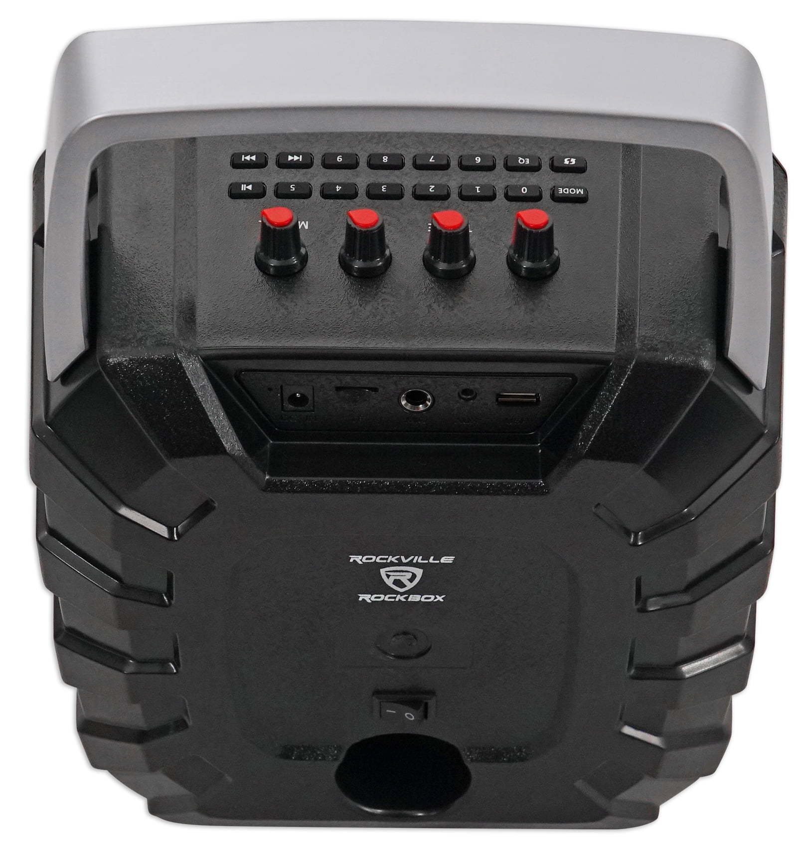 Rockville ROCKBOX 6.5" 100w Rechargeable Bluetooth Rugged Jobsite Speaker USB/SD