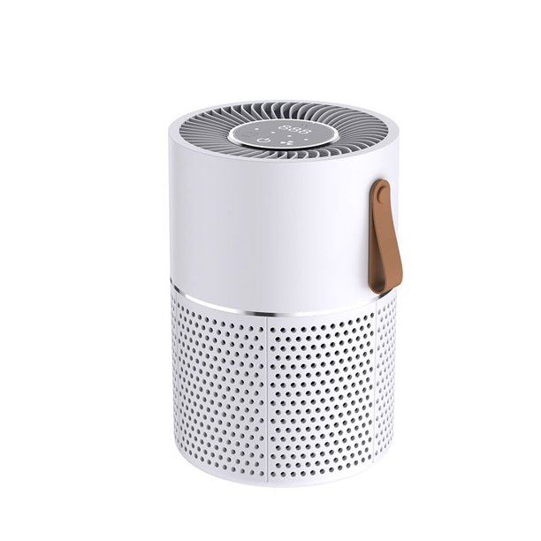Purificador de aire, filtro HEPA H13, elimina el 99,97% del olor a ácaros del polen alérgico y la caspa de mascotas, modo de suspensión, cronometrado, sin ozono, blanco