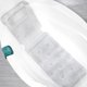 thumbnail image 4 of Alfombrilla de baño Soporte para Todo el Cuerpo con Almohada de baño, cojín para bañera de Spa de Malla de Aire 3D, con Ventosas Antideslizantes (125 * 36 cm), 4 of 5