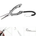 thumbnail image 3 of Kit de herramientas para pesca al aire libre con removedor de anzuelos, alicates, tijeras, cortador de línea y bolsa de aparejos de 15,5 cm, 3 of 8