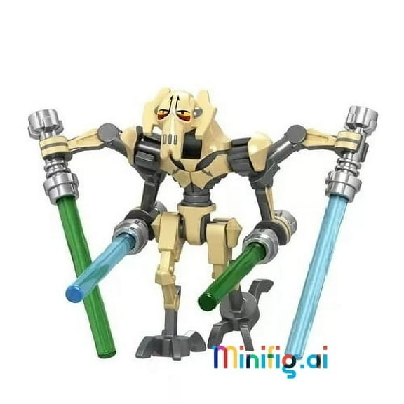 LEGO Star Wars Minifigure - General Grievous Clone Wars Version Tan (2010)