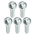 thumbnail image 1 of 12 mm de diámetro 10 mm OD Banjo Manguera Barb Bolt Accesorios Universal Banjo Fitting Fuel Line Adaptador Conector para motocicleta Coche Tono plateado - Paquete de 5, 1 of 1