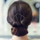 thumbnail image 3 of Peine de pelo largo para mujer, peine de hierro para moño Updo, peine para dientes, 6 uds., 3 of 4