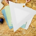 thumbnail image 3 of Tablero de lienzo triangular, panel de lienzo para pintar en blanco, tablero de pintura al óleo, panel de dibujo, 3 of 6