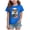 Blue, variant on Toddler American Flag Tshirt for Boys Girls Patriotic Tops Kids 4th of July Outfits Tee USA Short Seleve (Purple, 7-8 Years)