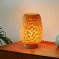 thumbnail image 6 of UEEYAC LED Desk Lamp Contemporary Reading Light Bamboo Wood Bedside Table Lamps, 6 of 16
