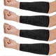thumbnail image 1 of Pairs Arm Protectors for Thin Skin and Bruises Cut and Burn Resistant Arm Sleeve Protectors Forearm Protective Sleeves (Black, 20 cm), 1 of 5