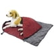 thumbnail image 3 of Cojín Saco Dormir WDOplteas para Al Aire Libre Cálido para Cama Perro Camping Forro Polar Rojo Vino, 3 of 9