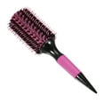 thumbnail image 1 of Cepillo de pelo redondo Unique Bargains Cepillos de pelo para mujeres con pines de nylon color rosa 10.04"x2.76", 1 of 7