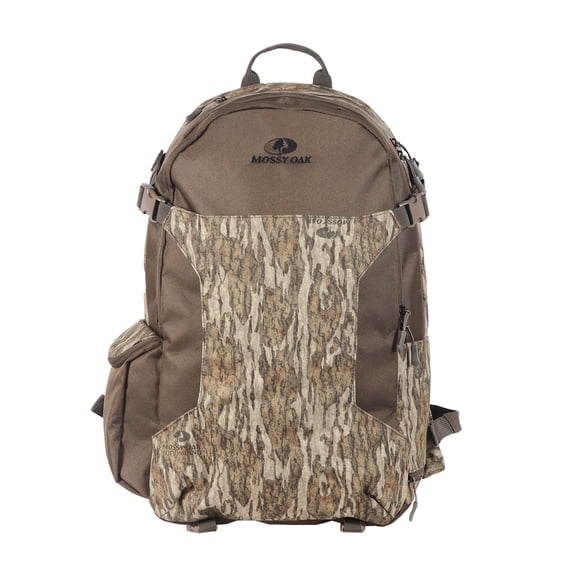 Mossy Oak 29L Hunting Backpack, Unisex, Mossy Oak New Bottomland Camouflage Pattern