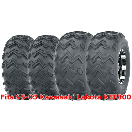 Full Set ATV tires 22x8-10 Front & 22x11-10 Rear 95-03 Kawasaki Lakota