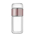 thumbnail image 2 of Hariumiu Glass Tea Infuser Bottle Double-Layer Insulation Portable Travel Tea Maker with Filter 300ml Leakproof Drinking Cup for Home Office Outdoor Activities, 2 of 8