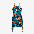 thumbnail image 2 of PatPat Family Matching Floral Panel T-shirt and Floral Ruched Drawstring Side Strap Dress Sets, 2 of 4