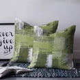 thumbnail image 2 of 24x24 Pillow Covers Set of 2, Sage Green Abstract Throw Pillow Covers Decorative Couch Cushion Case, Modern Mottled Art Oil Painting Microfiber Square Pillowcases for Bedroom Car Living Room, 2 of 7