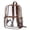 Coffee, variant on Clear Backpacks For Women Lightweight Design Large Capacity Womens Clear Backpacks Multi Pocket Casual Travel Backpacks Versatile Stadium Bags White
